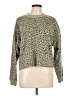 American Eagle Outfitters Animal Print Green Pullover Sweater Size L - photo 1