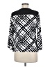 Anne Klein Silver Long Sleeve Blouse Size M - photo 2
