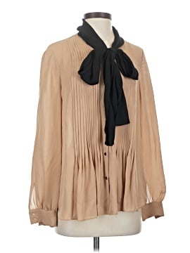 Leifsdottir Long Sleeve Silk Top