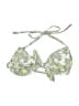 Unbranded Floral Green Swimsuit Top Size L (estimated) - photo 1
