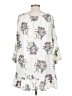 Roe + May 100% Rayon Floral White Casual Dress Size S - photo 2