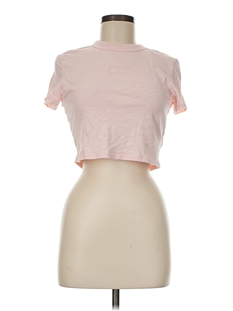 Pre-owned Tommy Jeans Short Sleeve T-shirt In Pink