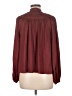 Ulla Johnson 100% Polyester Burgundy Long Sleeve Blouse Size 6 - photo 2