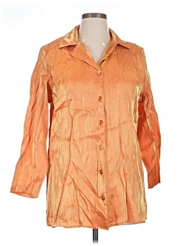 Delta Burke 3/4 Sleeve Button-Down Shirt (view 1)