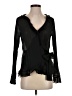 Sunny Leigh 100% Polyester Black Long Sleeve Blouse Size S - photo 1