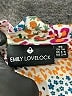 Emily Lovelock 100% Viscose Animal Print Multi Color Ivory Long Sleeve Blouse Size XS - photo 7