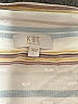 Kut from the Kloth 100% Viscose Stripes White 3/4 Sleeve Button-Down Shirt Size L - photo 7
