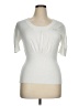 BCBGMAXAZRIA Ivory Short Sleeve T-Shirt Size XL - photo 1