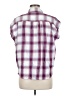 Eddie Bauer Plaid Purple Sleeveless Button-Down Shirt Size M - photo 2