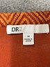 DR2 100% Polyester Orange Short Sleeve Blouse Size M - photo 7