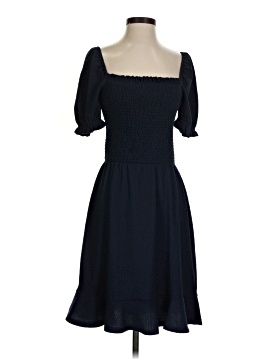 casual dress a line A-line Satin Casual Short Wedding Dress with Pockets  loveangeldress