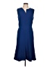 Pendleton 100% Polyester Solid Blue Cocktail Dress Size 10 - photo 1