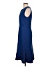 Pendleton 100% Polyester Solid Blue Cocktail Dress Size 10 - photo 5