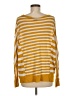 Sparkle & Fade Stripes Yellow Pullover Sweater Size M - photo 2