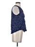 MNG 100% Viscose Blue Sleeveless Blouse Size S - photo 4