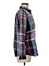 Old Navy 100% Cotton Plaid Gray Long Sleeve Button-Down Shirt Size M - photo 4