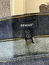 SPANX Chevron-herringbone Blue Jeans Size L - photo 7