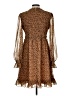 Rachel Parcell 100% Polyester Print Brown Cocktail Dress Size L - photo 2