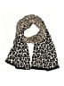 MICHAEL Michael Kors 100% Acrylic Animal Print Black Ivory Scarf One size - photo 1