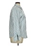 Coldwater Creek Stripes Blue Long Sleeve Button-Down Shirt Size 16 - photo 4