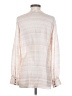 Veronica Beard 100% Silk Ivory Long Sleeve Silk Top Size 4 - photo 2