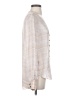 Veronica Beard 100% Silk Ivory Long Sleeve Silk Top Size 4 - photo 4