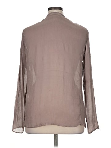 Transit Par-Such Long Sleeve Silk Top (view 2)