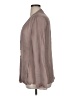 Transit Par-Such Tan Long Sleeve Silk Top Size XL (IV or 4) - photo 5