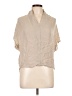 Vince. 100% Silk Tan Blouse Size L - photo 1