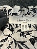 Haver + Blair 100% Polyester Print Ivory Long Sleeve Blouse Size XS - photo 7