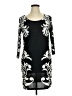 Milano Graphic Black Cocktail Dress Size XL - photo 1