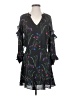 Parker 100% Polyester Floral Black Cocktail Dress Size S - photo 1