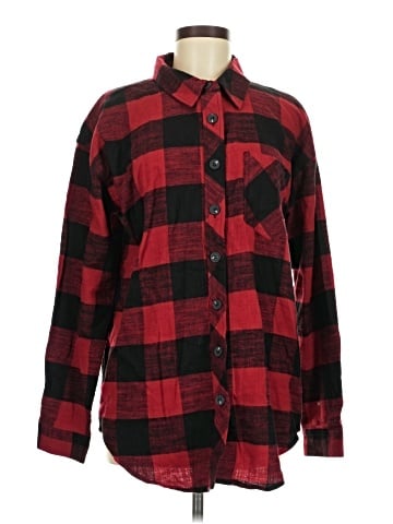 Maurices Long Sleeve Button-Down Shirt (view 1)