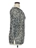 Charter Club Animal Print Silver 3/4 Sleeve Blouse Size XL - photo 4
