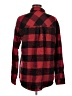 Maurices 100% Cotton Plaid Red Long Sleeve Button-Down Shirt Size M - photo 2