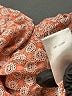 Daniel Rainn 100% Rayon Orange Long Sleeve Blouse Size M (petite) - photo 9