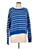 CAbi Stripes Blue Pullover Sweater Size L - photo 1