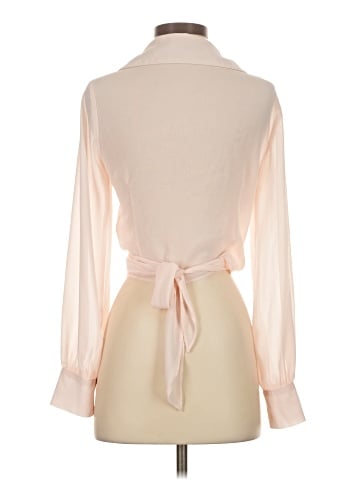 Blush Long Sleeve Polo (view 2)