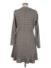 Ann Taylor LOFT Houndstooth Gray Ivory Casual Dress Size 6 - photo 2
