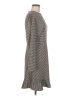 Ann Taylor LOFT Houndstooth Gray Ivory Casual Dress Size 6 - photo 4