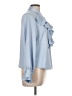 Zara Blue Long Sleeve Blouse Size L - photo 4