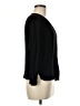 14th & Union 100% Rayon Black Long Sleeve Blouse Size M - photo 4