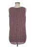 Ann Taylor LOFT 100% Polyester Burgundy Sleeveless Blouse Size M - photo 2