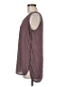 Ann Taylor LOFT 100% Polyester Burgundy Sleeveless Blouse Size M - photo 5