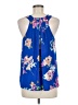Fab'rik 100% Polyester Blue Sleeveless Blouse Size M - photo 2