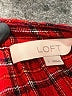 Ann Taylor LOFT Red 3/4 Sleeve Blouse Size L - photo 7