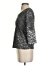 JM Collection Metallic Silver 3/4 Sleeve Top Size P (petite) - photo 5