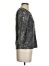 JM Collection Metallic Silver 3/4 Sleeve Top Size P (petite) - photo 4