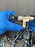 BCBGeneration Print Blue Cocktail Dress Size M - photo 7