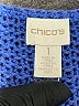 Chico's Stripes Blue Pullover Sweater Size Med (1) - photo 6